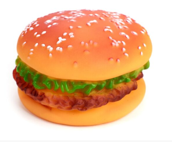 JUGUETE P/MASCOTA HAMBURGUESA MX-367