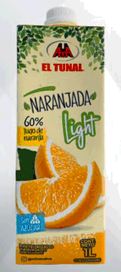 JUGO EL TUNAL 1LT NARANJA LIGHT