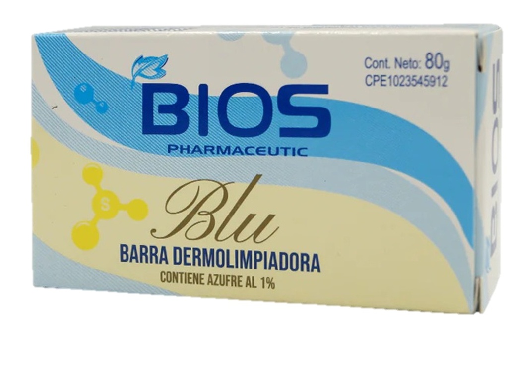 JABON BLU 80GR AZUFRE BIOS