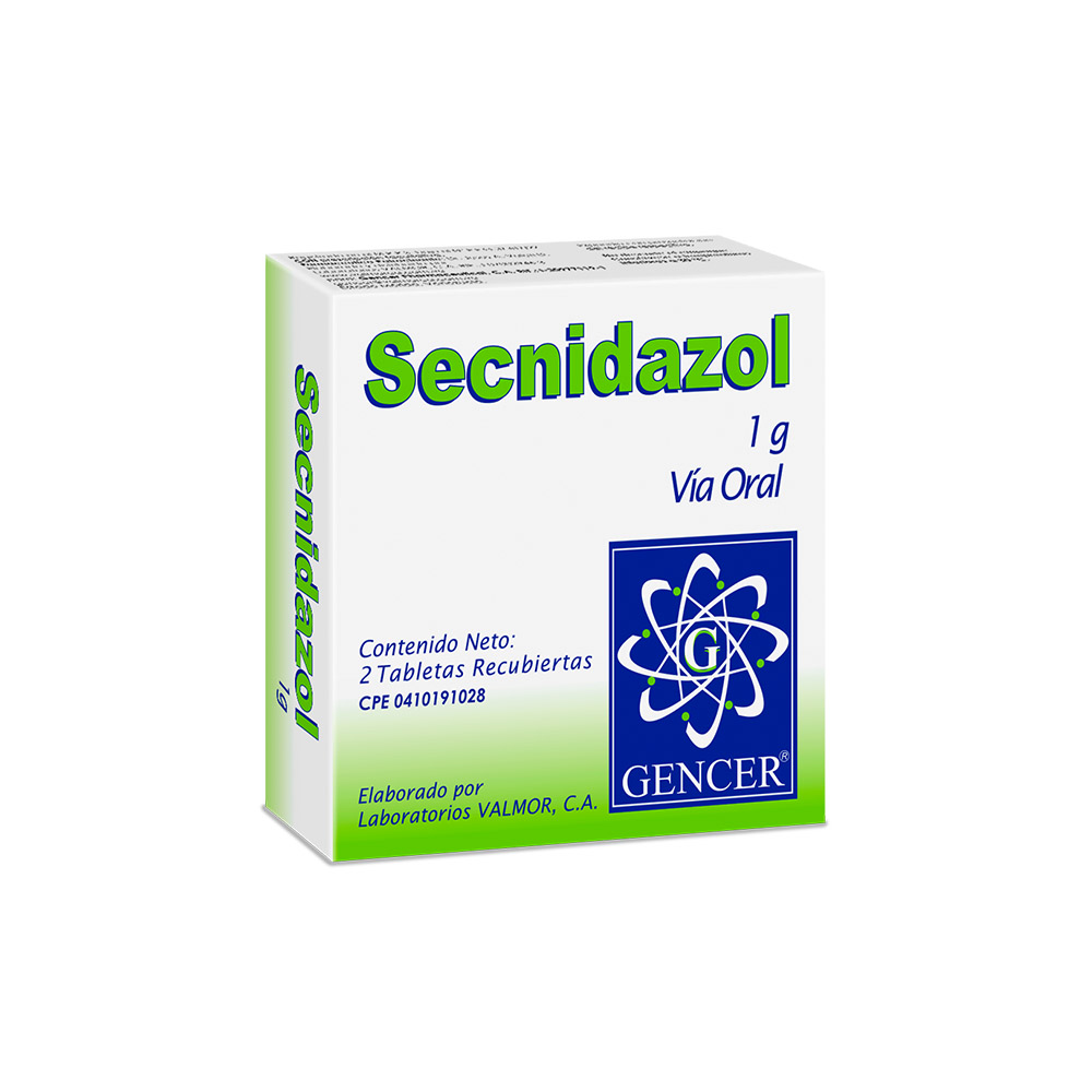 SECNIDAZOL 1G X 2TABL GENCER