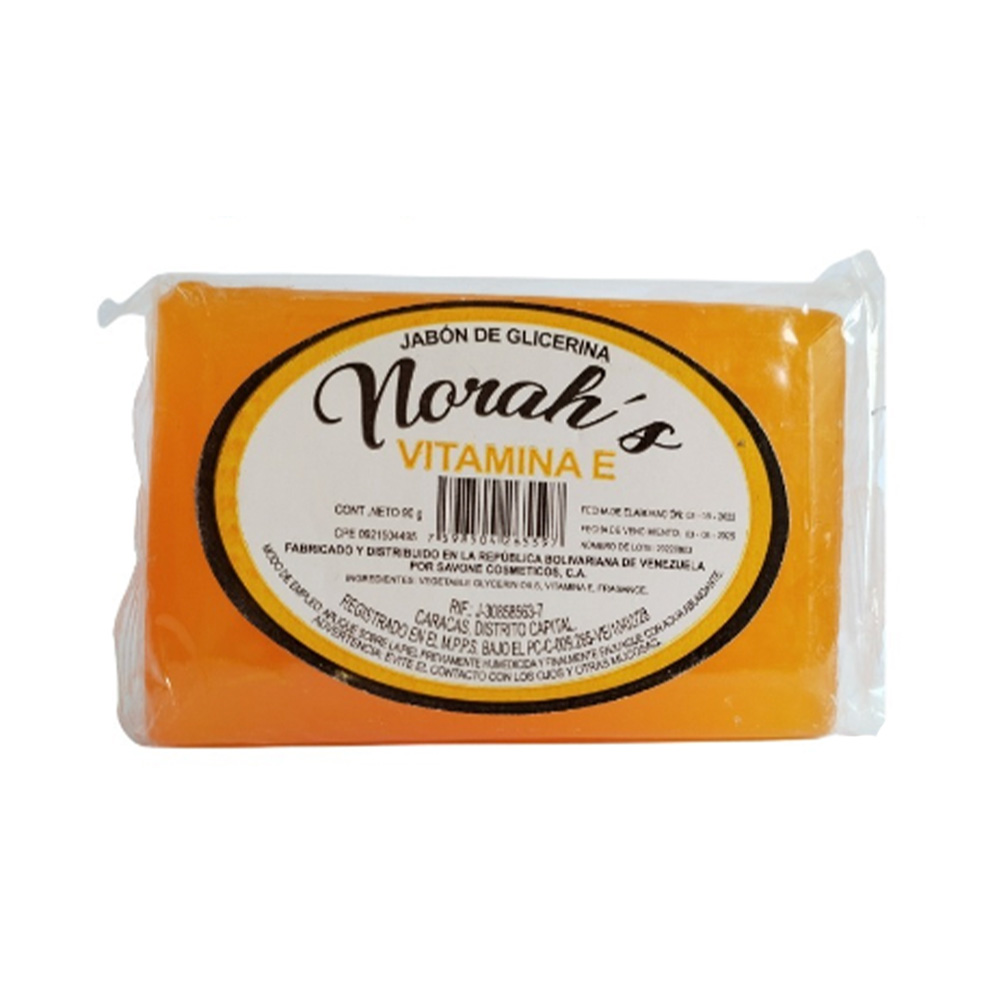 JABON NORAHS X 90GR VIT E GLICERINA SAVONE