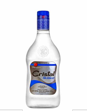 AGUARDIENTE CRISTAL 0.75LT S/AZUCAR