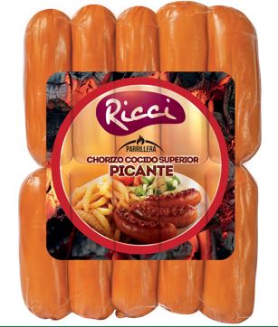 CHORIZO RICCI PICANTE XKG COCIDO