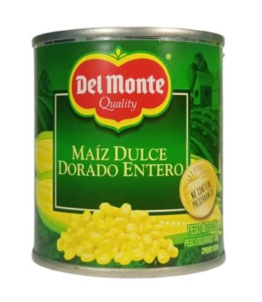 MAIZ DEL MONTE 220GR ENTERO DORADO