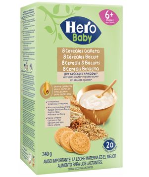 PAPILLA HERO 340GR 8 CEREALES