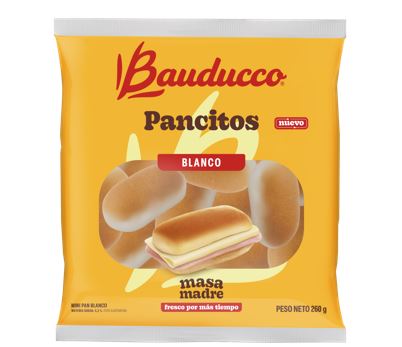 PAN BANQUETE BAUDUCCO 260GR BLANCO MASA MADRE