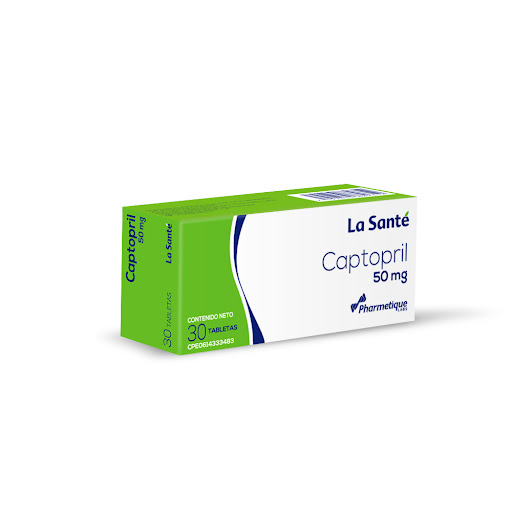 CAPTOPRIL 50MG X 30TABL LA SANTE