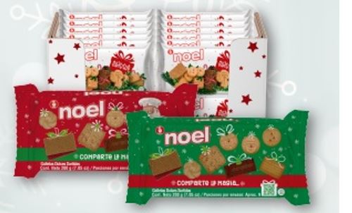 GALLETA NOEL 215GR NAVIDAD PLEGADIZA