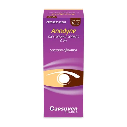 ANODYNE 0,1% X 5ML SOL OFT DICLOFENAC SOD SINA