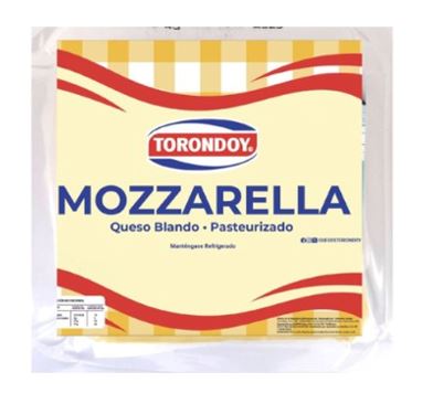 QUESO TORONDOY 500GR MOZZARELLA SLICE
