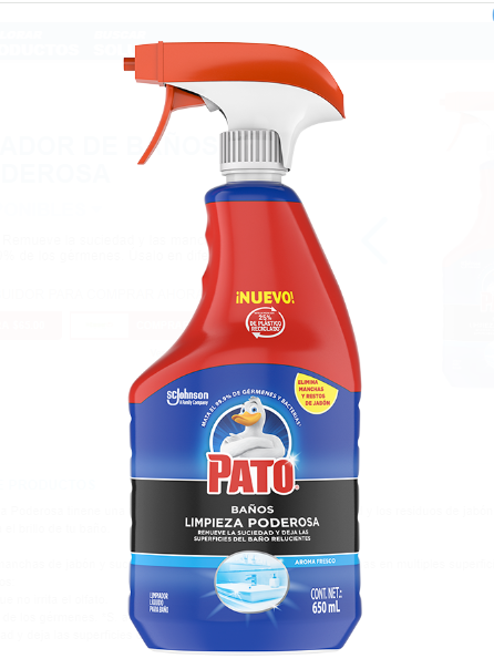 LIMPIADOR PATO 650ML LIMP. PODEROZA