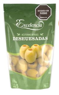 ACEITUNAS EXCELENCIA 170GR DESHUESADAS