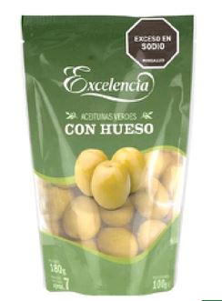 ACEITUNA EXCELENCIA 180GR CON HUESO