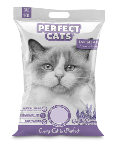 ARENA PARA GATOS PERFECT CAES 7KG LAVANDA