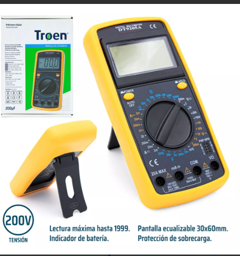 MULTIMETRO DIGITAL TROEN 5-264