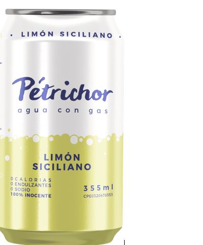 AGUA GASIF PETRICHOR 355ML LIMON SICILIANO
