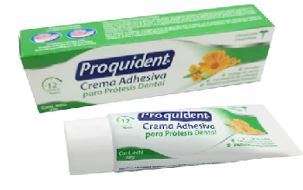 CREMA ADHESIVA X 40GR SIN SABOR PROQUIDENT