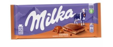 CHOCOLATE MILKA 100GR CARAMELO