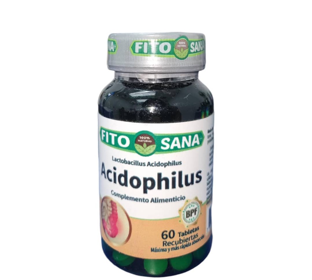 PROBIOTICO ACIDOPHILUS 480MG X 60TABL FITOSANA