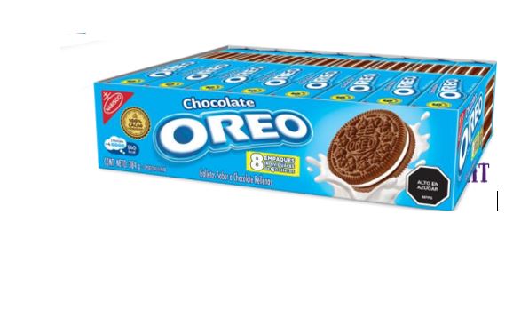 GALLETA OREO 16X8X48GR CHOCOLATE MOSTRADOR