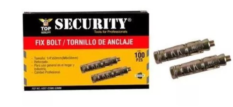 RAMPLUG SECURITY 5/16X100 UND METALICOS 5-079