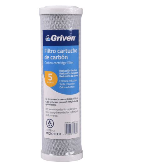 CARTUCHO GRIVEN DE FILTRO CARBON 5-331