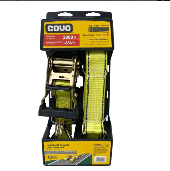 CINTA COVO  RACHET 1.5X6 MTS (2000KG) 6-524 