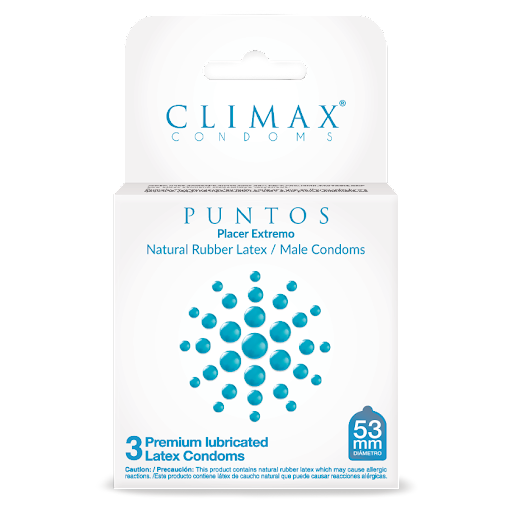 PRESERVATIVO PUNTOS X 3UNDS CLIMAX