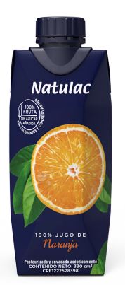 JUGO NATULAC 330ML NARANJA 100%