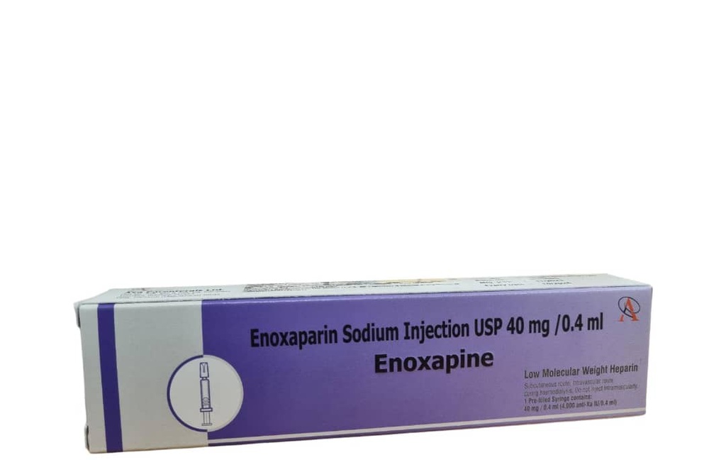 ENOXAPARINA SOD 40MG X 1JERINGA PRER AXA