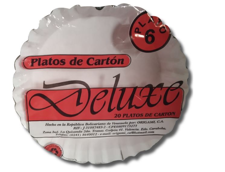 PLATO CARTON DELUXE NR 6