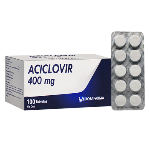 ACICLOVIR 400MG X 10TABL BLIST DROTAFARMA***