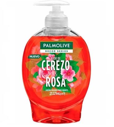 JABON PALMOLIVE 221ML P/MANO FLOR DE CEREZO Y ROSAS 