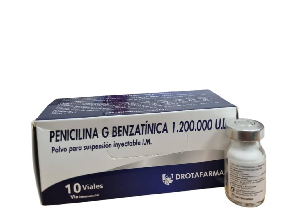 PENICILINA G BENZATINICA 1200000 UI X 1AMP IM DROTFARMA