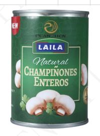 CHAMPIÑONES LAILA 284GR ENTEROS