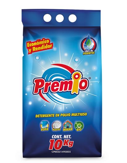 DETERGENTE PREMIO 10 KG POLVO MULTIUSOS