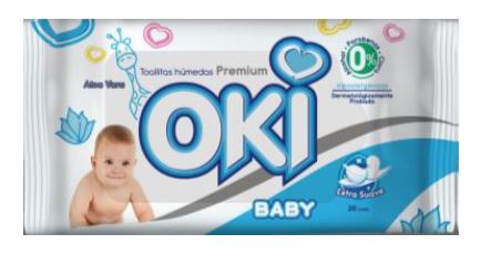 TOALLAS HUMEDAS OKI 64UND ALOE