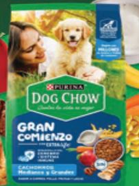 ALIMENTO P/PERRO DOG CHOW KG GRAN COMIENZO CCHR/MNS/PQN