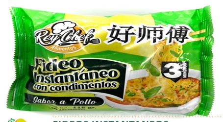 FIDEOS INST REY CHEF 115GR POLLO