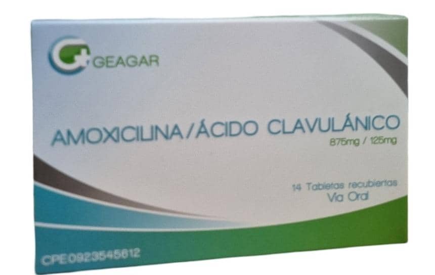 AMOXICILINA AC CLAV 875MG 125MG X 14TABL GEAGAR