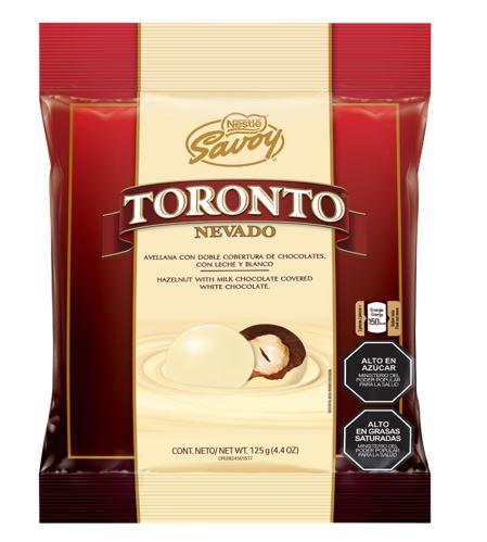 CHOCO TORONTO 125GR NEVADO NESTLE