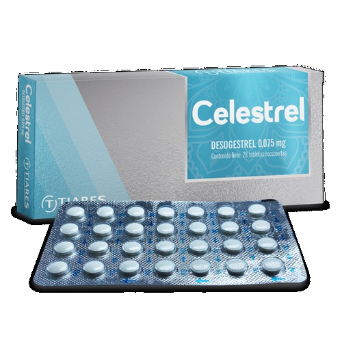 CELESTREL 28TAB TIARES DESOGESTREL 0,075MG