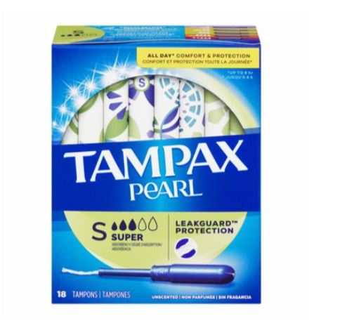 TAMPONES TAMPAX 18UND PEARL SUPER