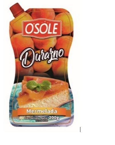 MERMELADA OSOLE 200GR DURAZNO