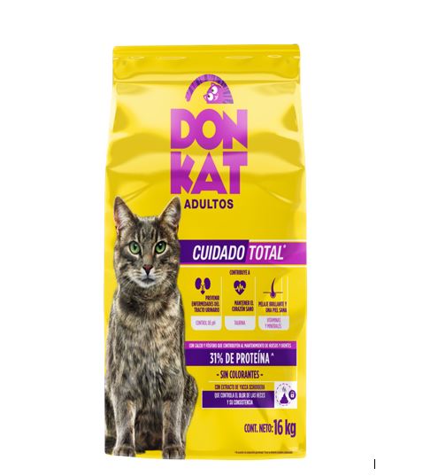 ALIMENTO P/GATO DONKAT 16KG ADULTO
