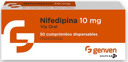NIFEDIPINA 10MG X 30TAB GENVEN