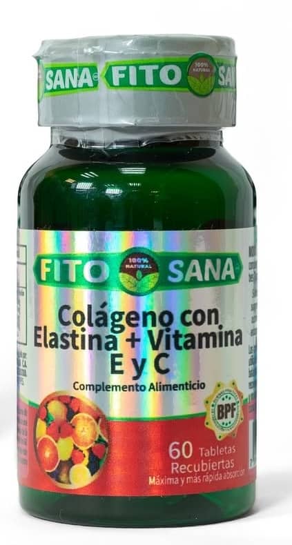 COLAGENO CON ELASTINA VIT E Y C X 60TAB FITOSANA