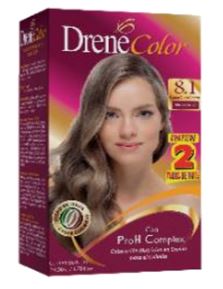 TINTE DRENE 50ML 2UND 8.1 RUBIO CLARO CENIZA