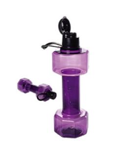 BOTELLA FITNESS 1LT MORADA