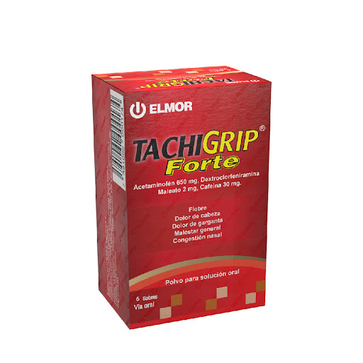 TACHIGRIP FORTE 650MG 30MG 2MG X 6SOB ELMOR